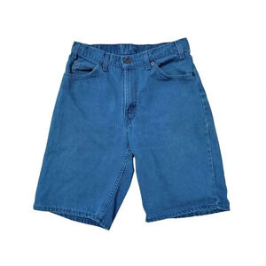 Vintage Levis 560 Jean Shorts Mens 33 (Meas 31) Orange Tab Jorts USA Denim 90s